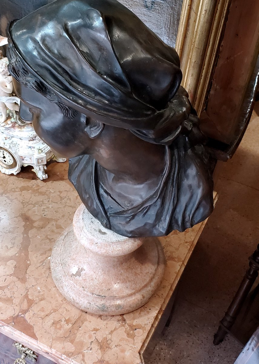 Scultura epoca primi 1900 in Bronzo firmata Gemito Vincenzo (1852-1929)-photo-7