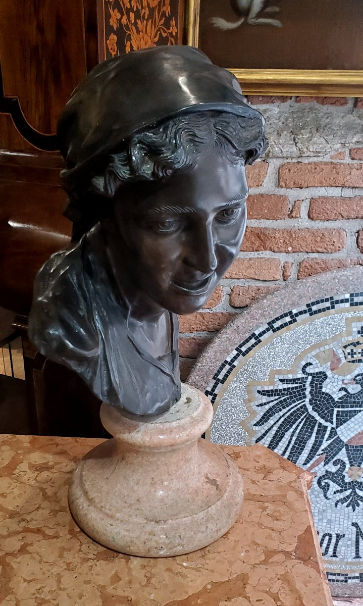 Scultura epoca primi 1900 in Bronzo firmata Gemito Vincenzo (1852-1929)-photo-8