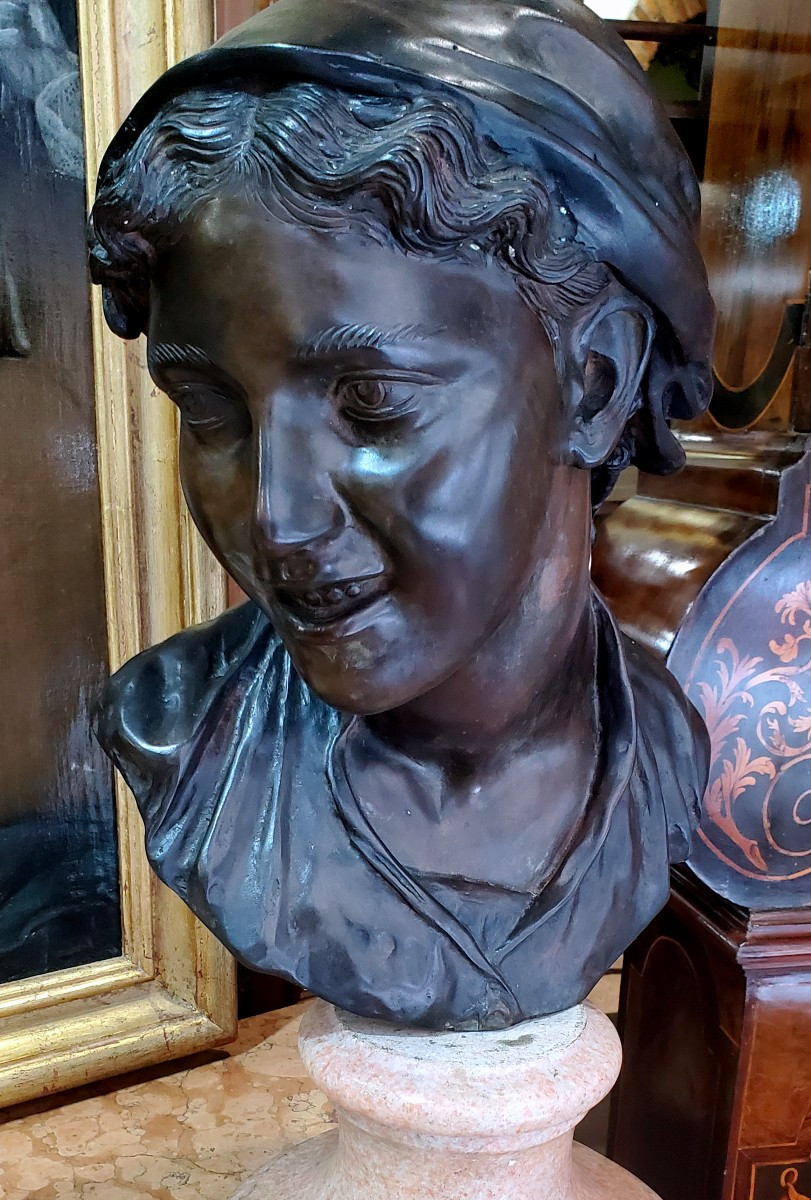 Scultura epoca primi 1900 in Bronzo firmata Gemito Vincenzo (1852-1929)