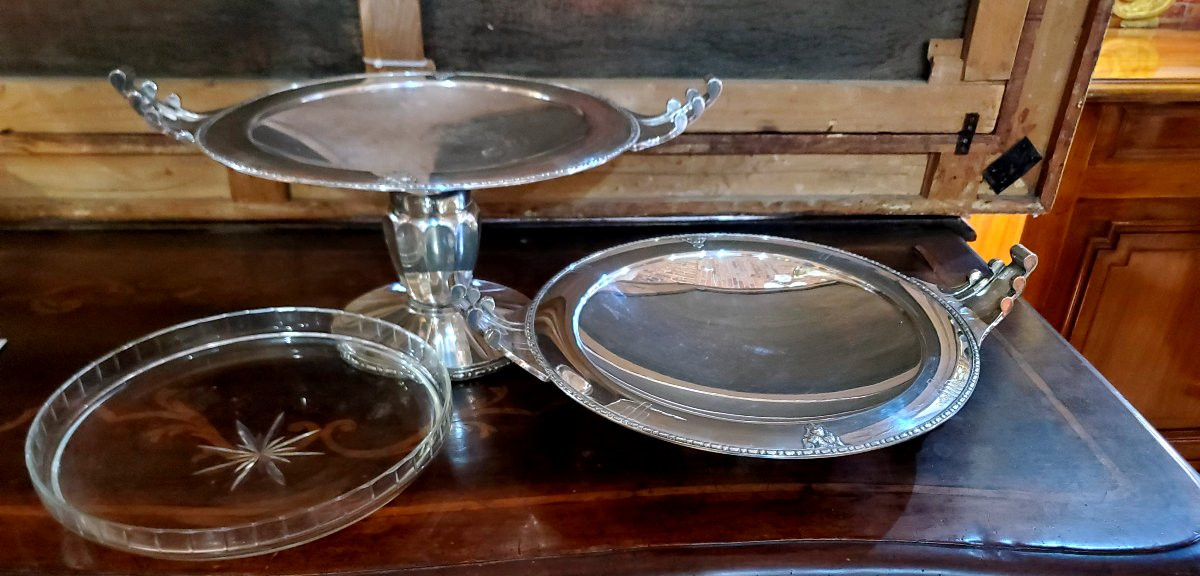 Centrotavola Silver Plate   , originale 1930-photo-2