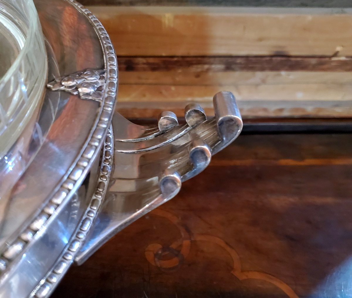 Centrotavola Silver Plate   , originale 1930-photo-3