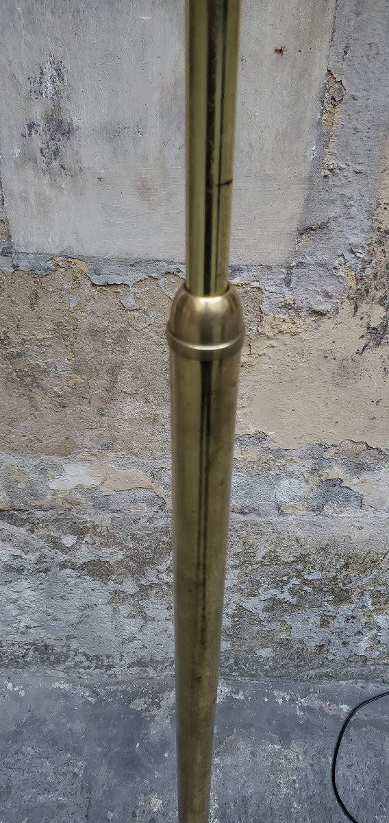 Lampada da terra anni 1970 , regolabile in altezza e posizione -photo-2