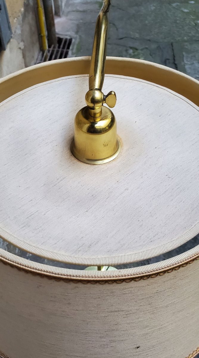 Lampada da terra anni 1970 , regolabile in altezza e posizione -photo-4