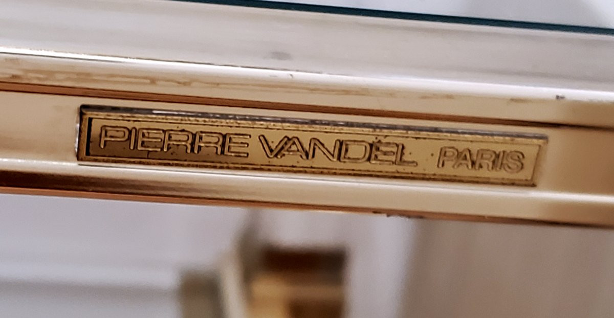 Tavolino di design anni 1970 firmato Pierre Vandel Paris-photo-3