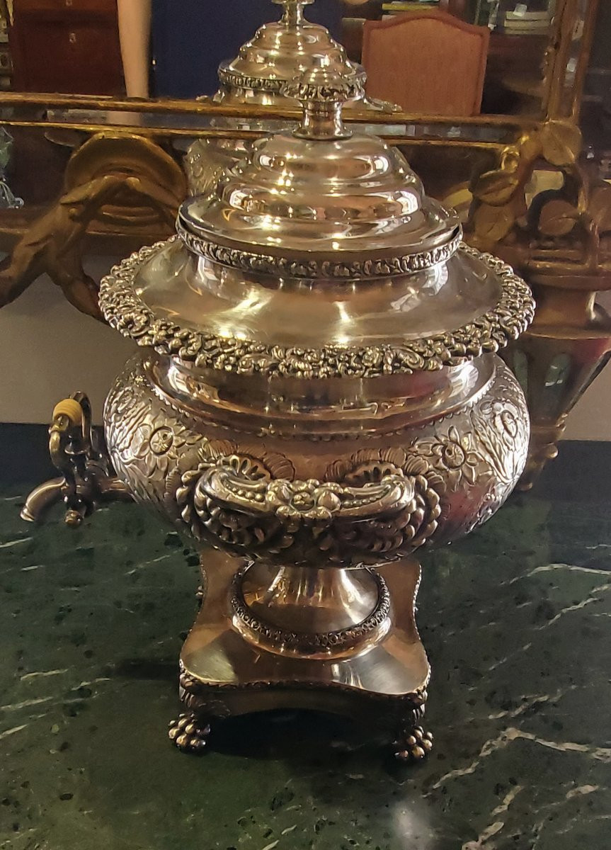 Antico Samovar Inglese in sheffield epoca 1840 (circa) -photo-2