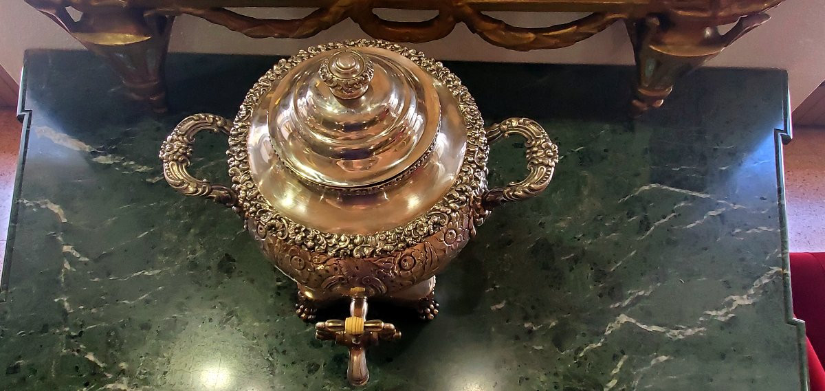 Antico Samovar Inglese in sheffield epoca 1840 (circa) -photo-4