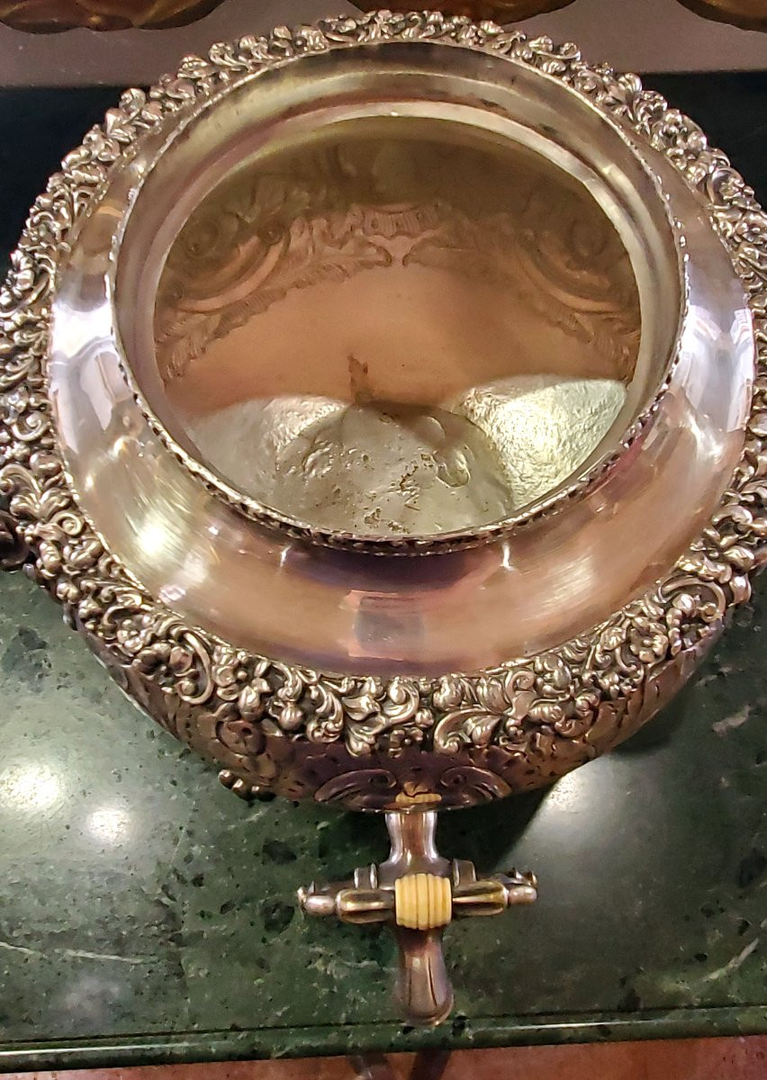 Antico Samovar Inglese in sheffield epoca 1840 (circa) -photo-6