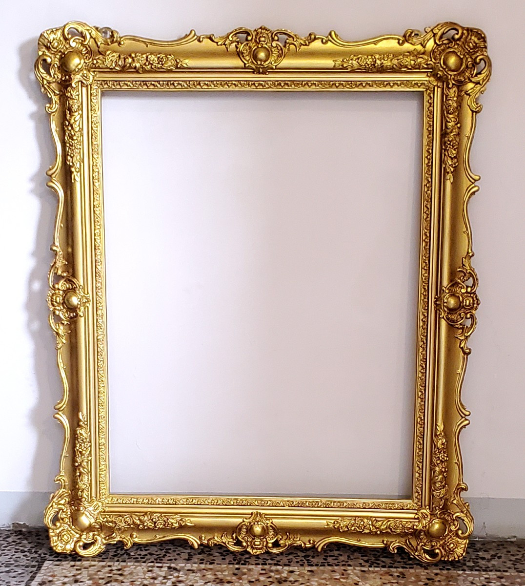 Antica cornice in legno dorata epoca Luigi Filippo ( 1860 circa) ,manifattura Francese 