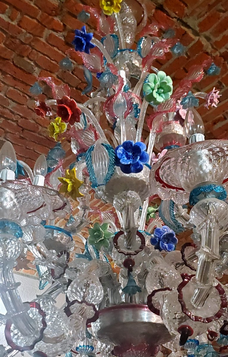  Lampadario  di Murano Venezia  alto 180 cm ,largo 140 cm  -photo-4