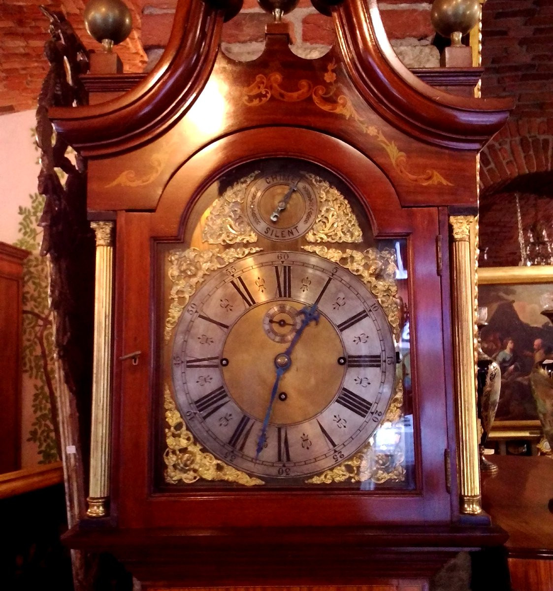 Antico orologio di manifattura Inglese epoca seconda metà 1700 -photo-2