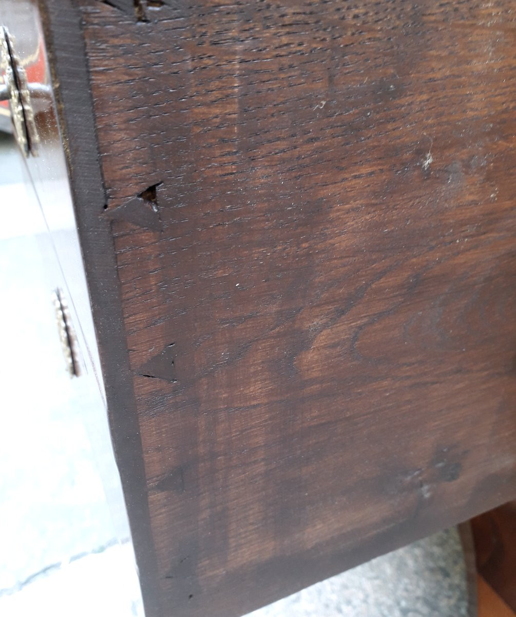 Antica Scrivania Impero in legno di mogano cubano .-photo-6