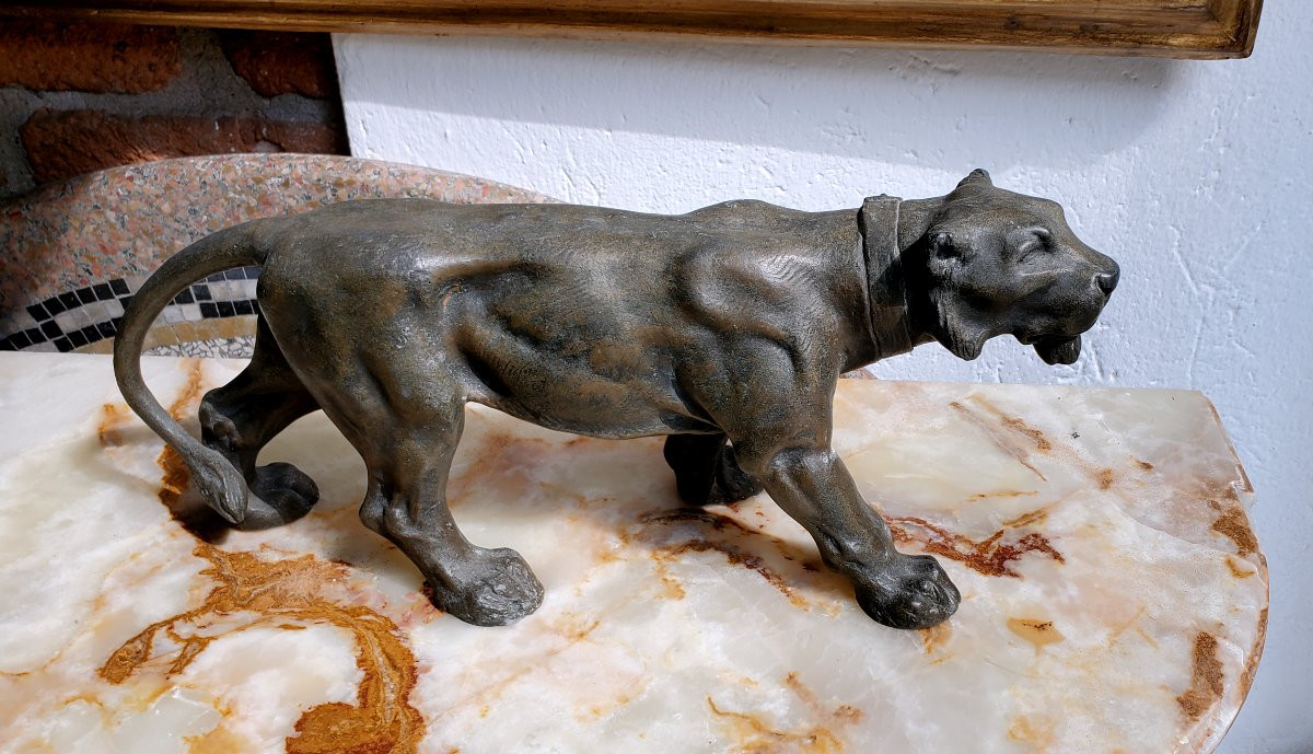 Antico bronzo raffigurante Giaguaro -photo-2