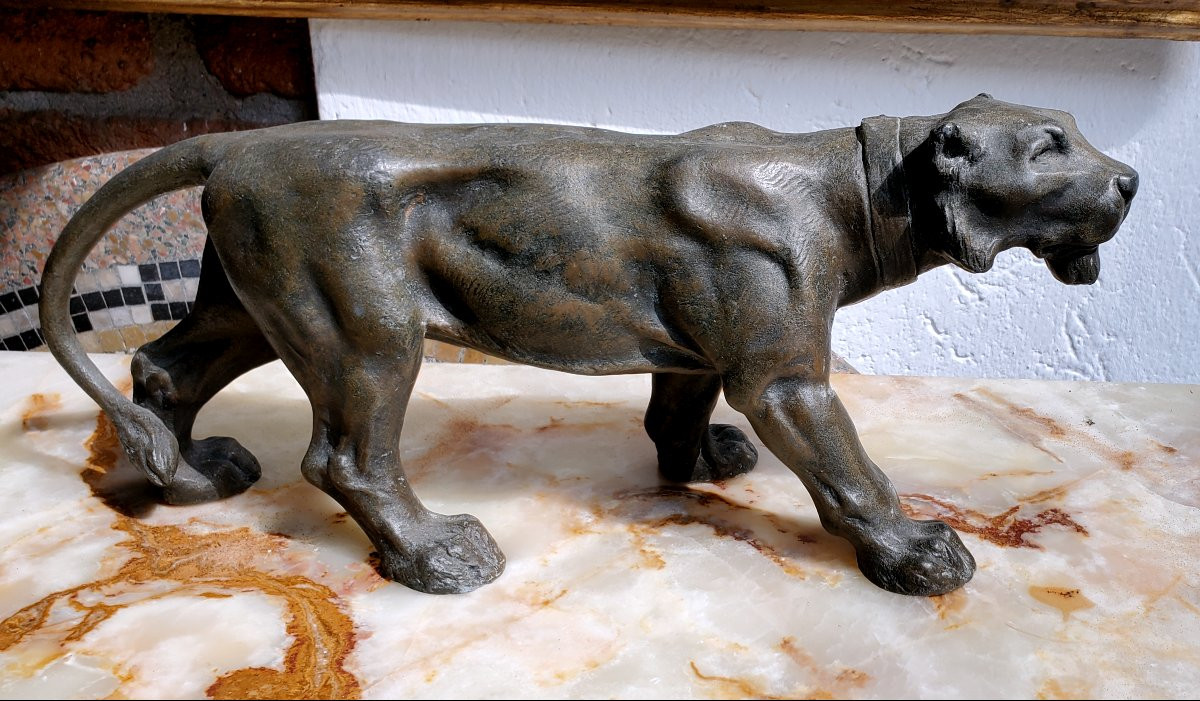 Antico bronzo raffigurante Giaguaro -photo-1