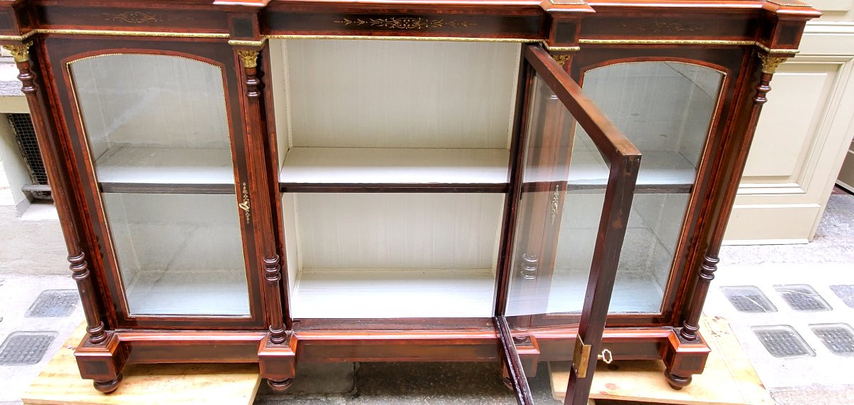 Antica credenza a vetrina  Napoleone III -photo-4