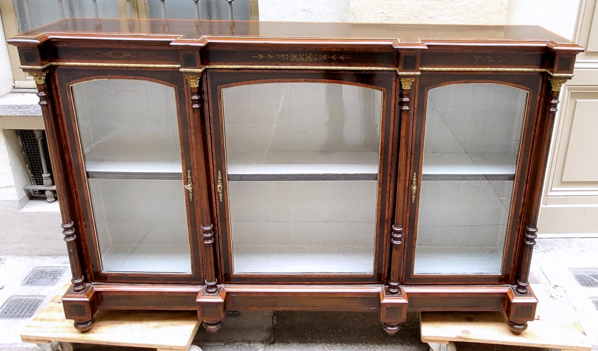 Antica credenza a vetrina  Napoleone III -photo-1