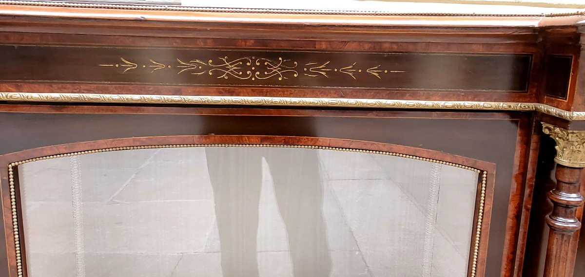 Antica credenza a vetrina  Napoleone III -photo-3