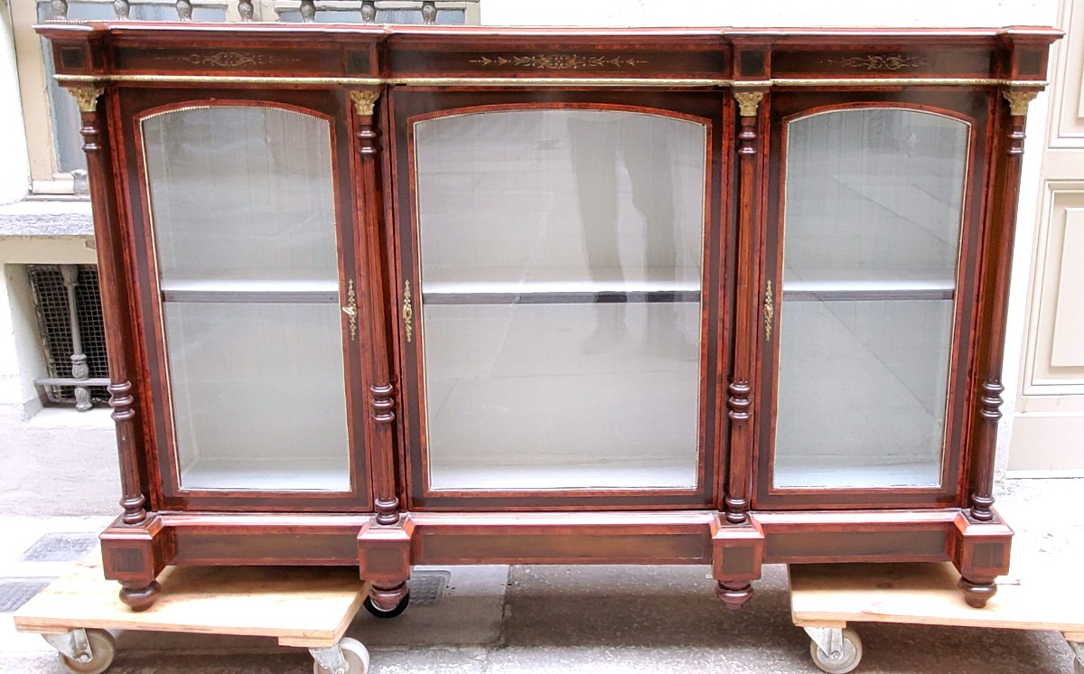 Antica credenza a vetrina  Napoleone III 