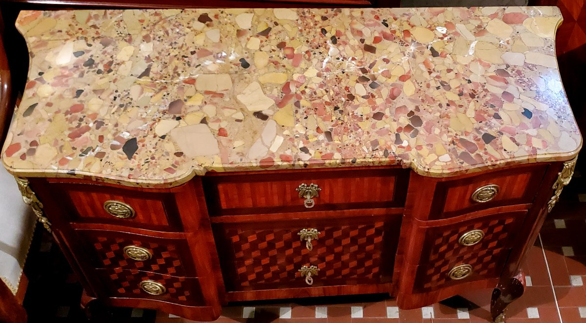 Antico cassettone epoca Napoleone III -photo-4