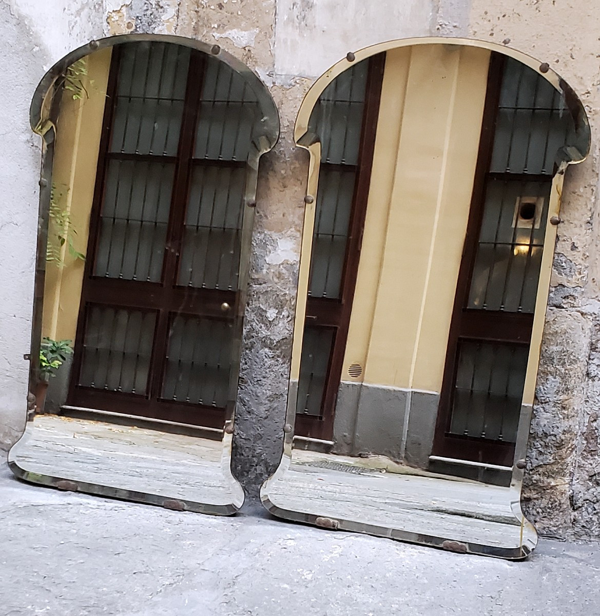 2 Antichi specchi stile liberty 