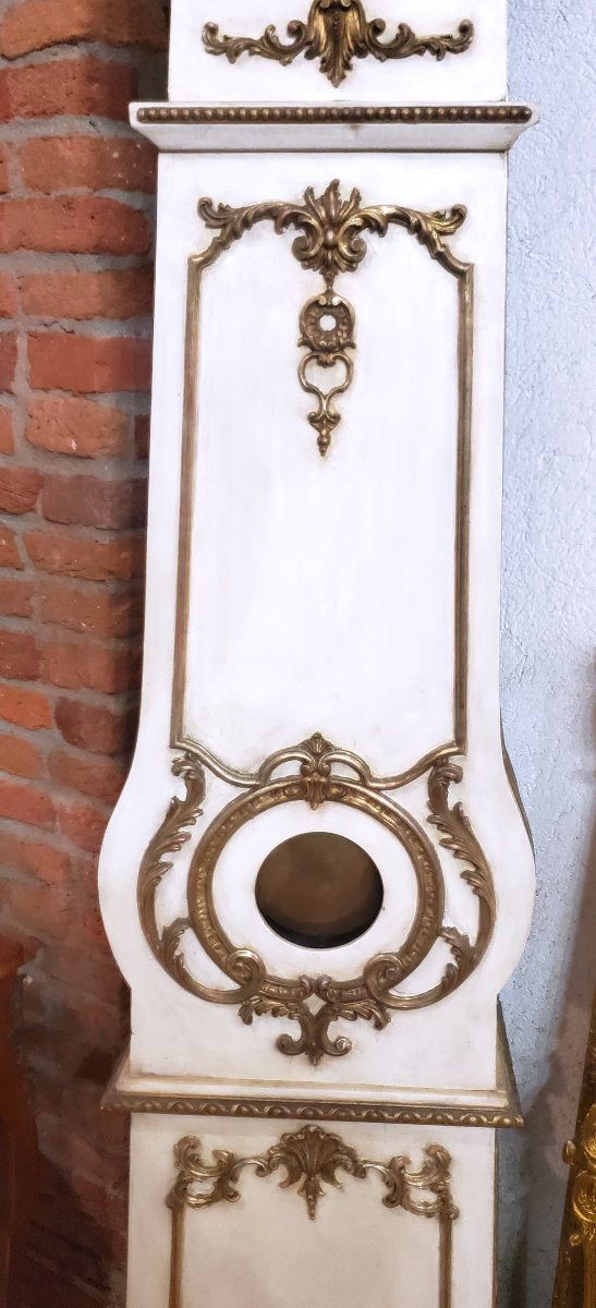 Antico orologio Morbier di manifattura Francese epoca fine XVIII secolo -photo-2
