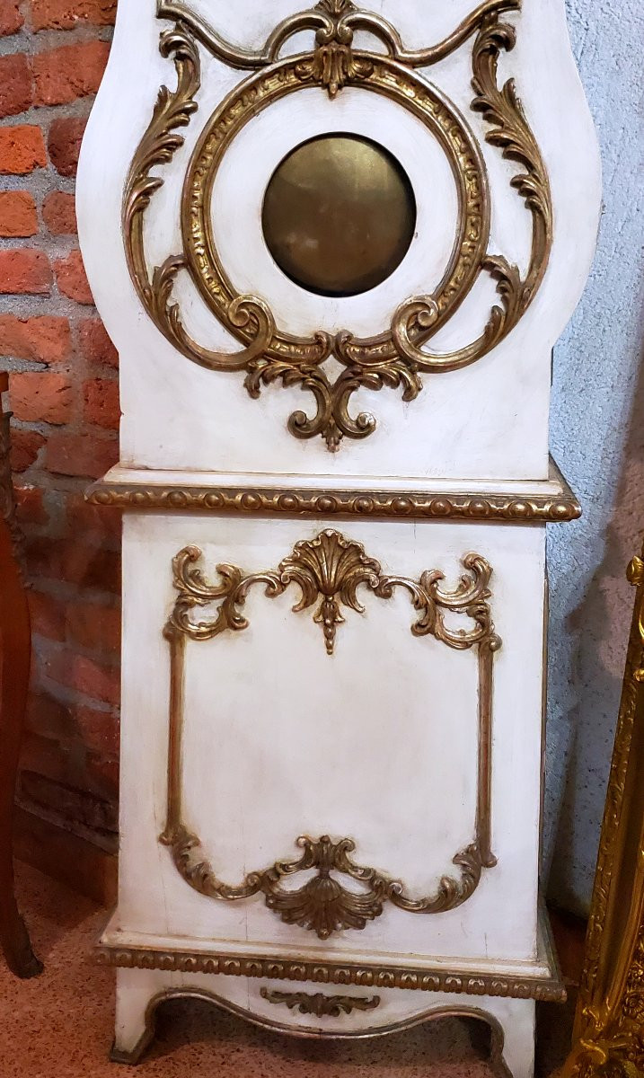 Antico orologio Morbier di manifattura Francese epoca fine XVIII secolo -photo-3