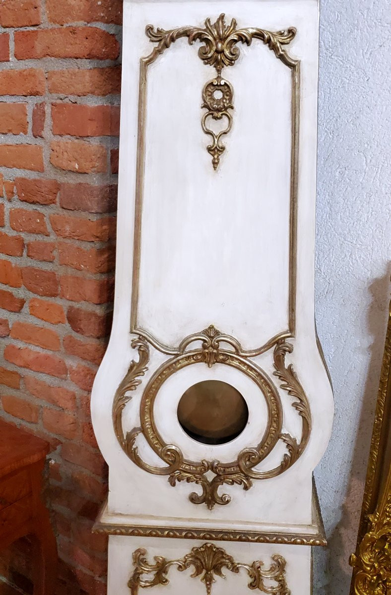 Antico orologio Morbier di manifattura Francese epoca fine XVIII secolo -photo-3