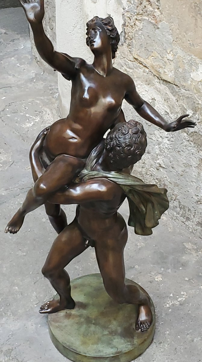 Scultura in bronzo raffigurante il Ratto delle Sabine-photo-3