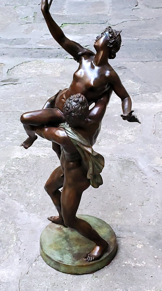 Scultura in bronzo raffigurante il Ratto delle Sabine-photo-3