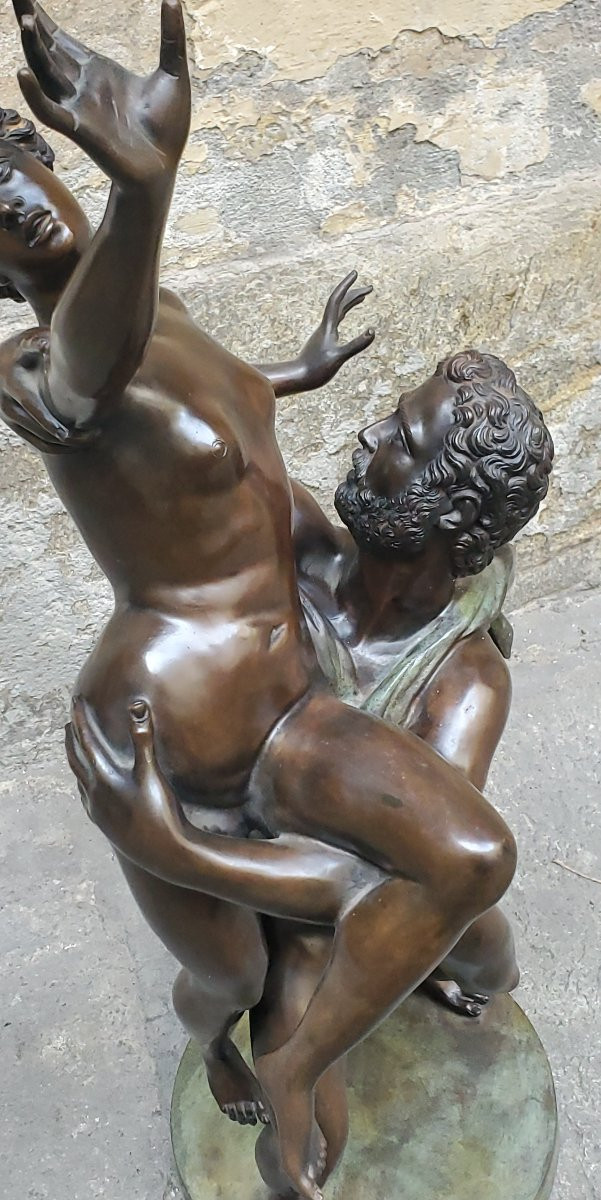 Scultura in bronzo raffigurante il Ratto delle Sabine-photo-5