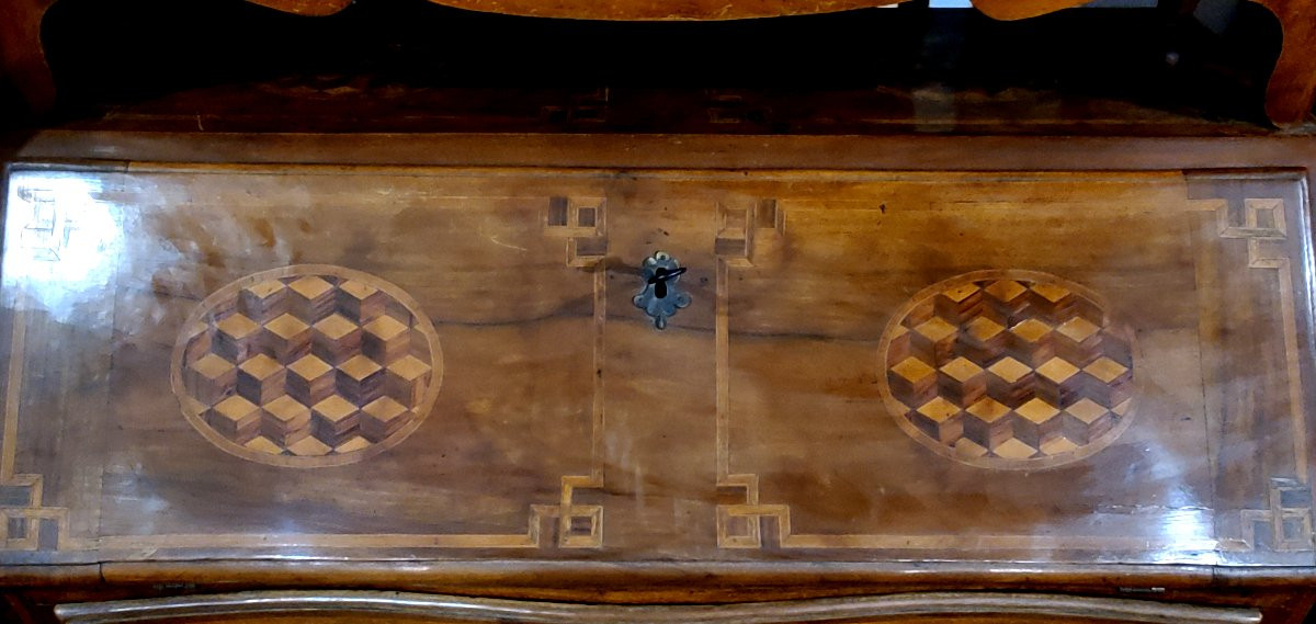 Antico Trumeau epoca 1700 ,di manifattura Piemontese (Italia) -photo-4