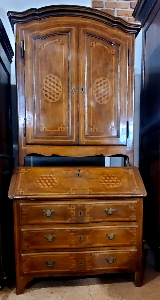 Antico Trumeau epoca 1700 ,di manifattura Piemontese (Italia) -photo-1