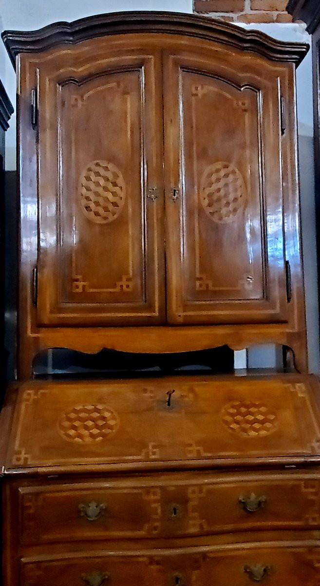 Antico Trumeau epoca 1700 ,di manifattura Piemontese (Italia) -photo-2