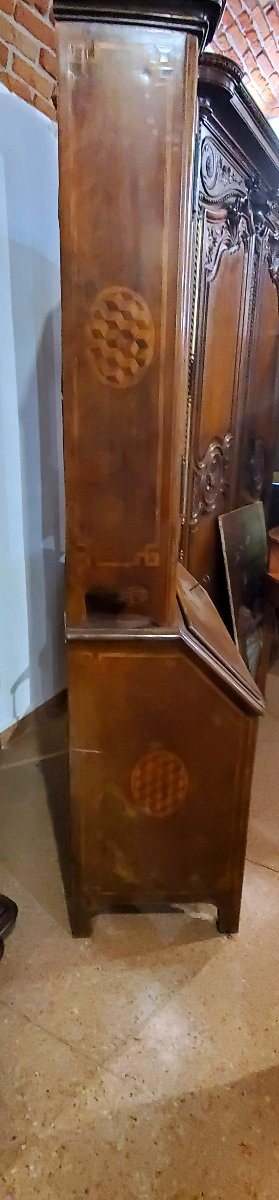 Antico Trumeau epoca 1700 ,di manifattura Piemontese (Italia) -photo-4