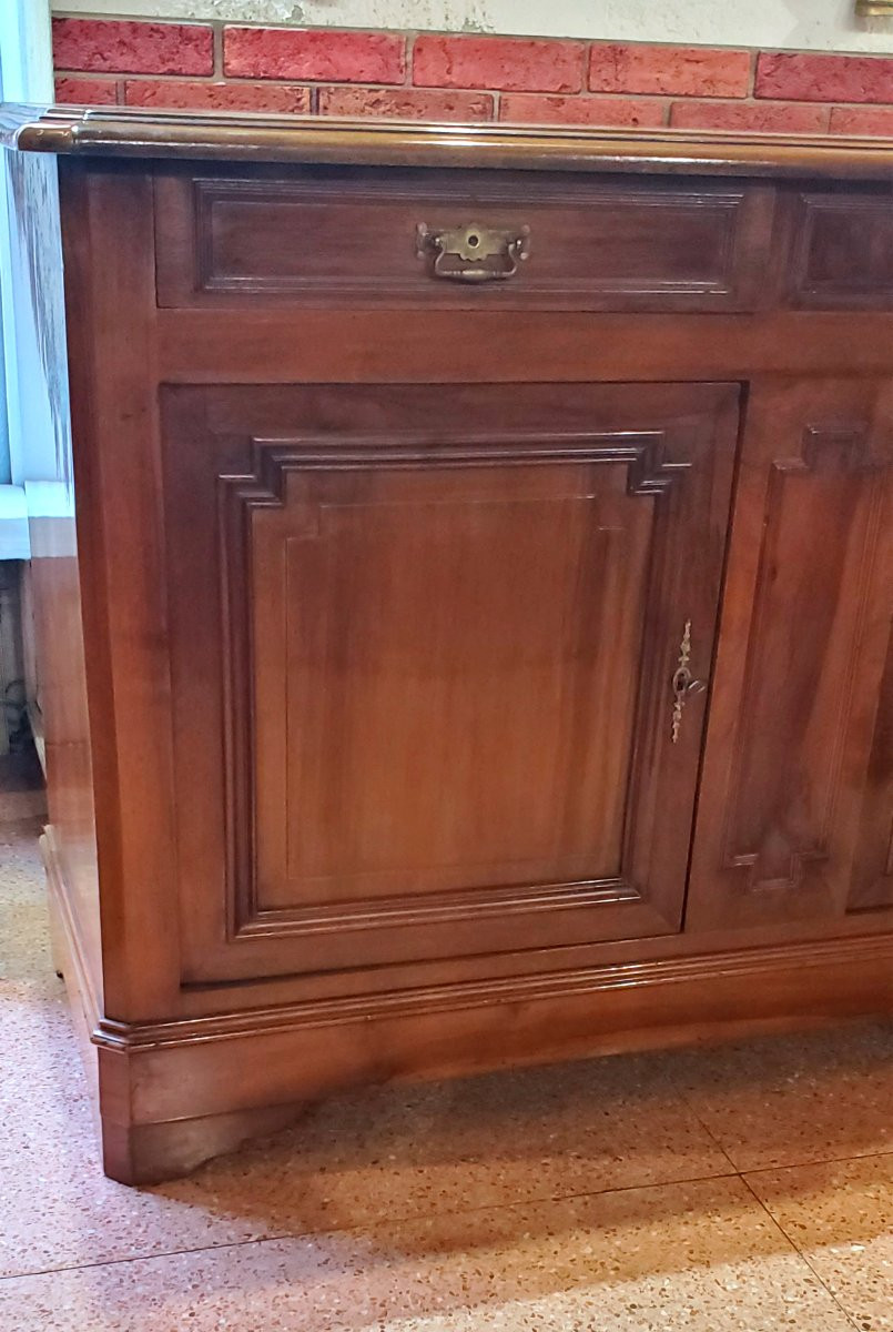 Antica Credenza epoca Luigi Filippo in legno di noce ,di manifattura Francese -photo-3