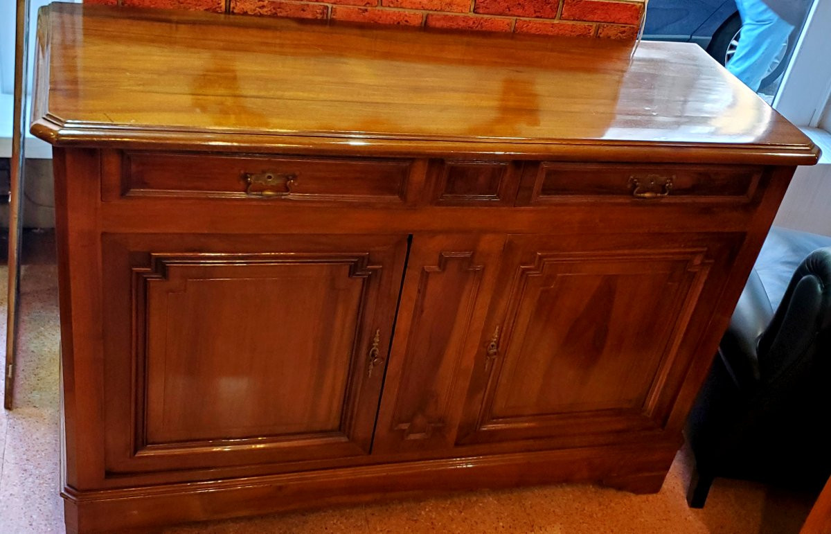 Antica Credenza epoca Luigi Filippo in legno di noce ,di manifattura Francese -photo-4