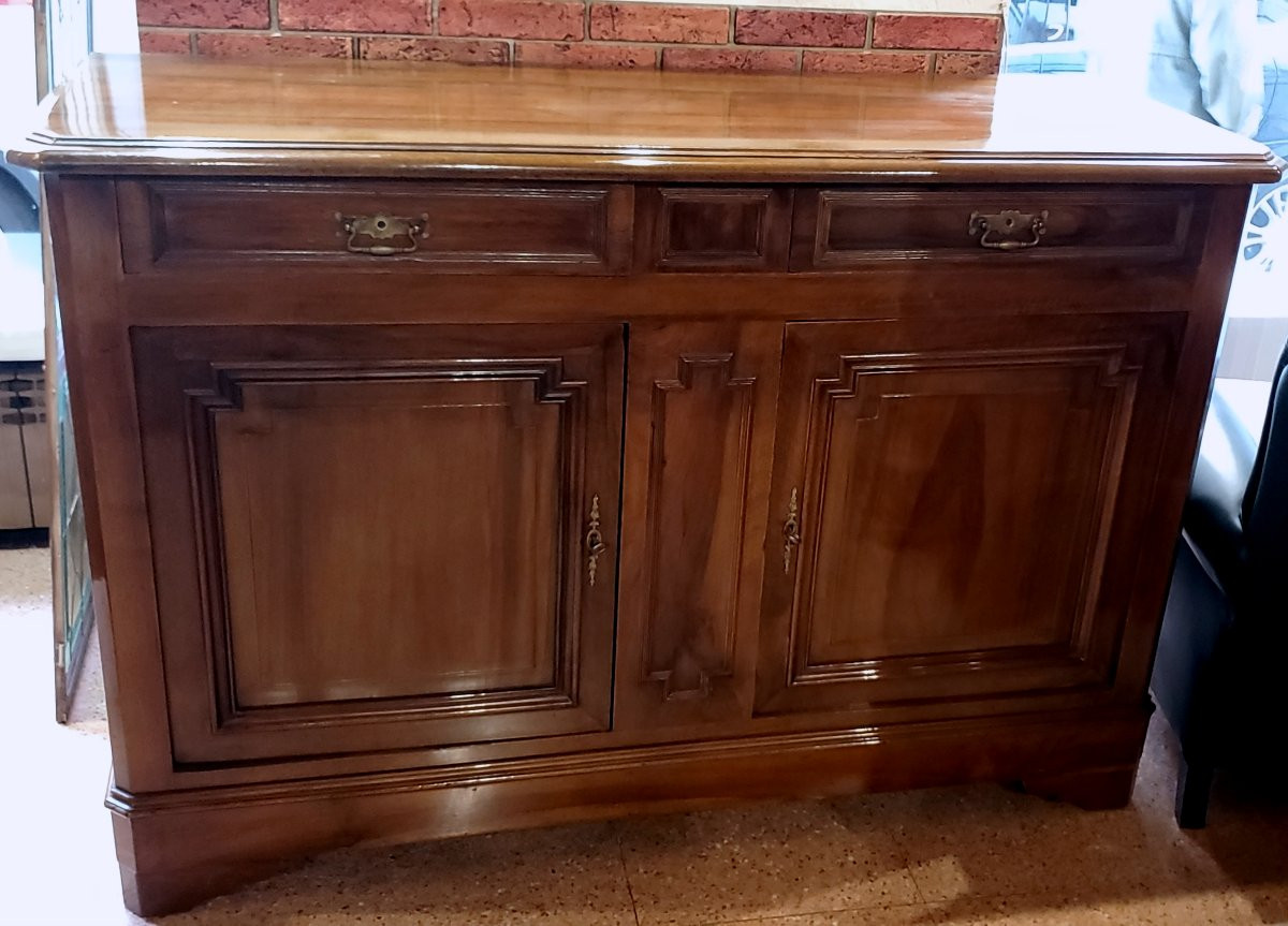 Antica Credenza epoca Luigi Filippo in legno di noce ,di manifattura Francese -photo-1
