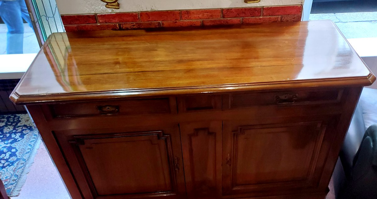 Antica Credenza epoca Luigi Filippo in legno di noce ,di manifattura Francese -photo-2