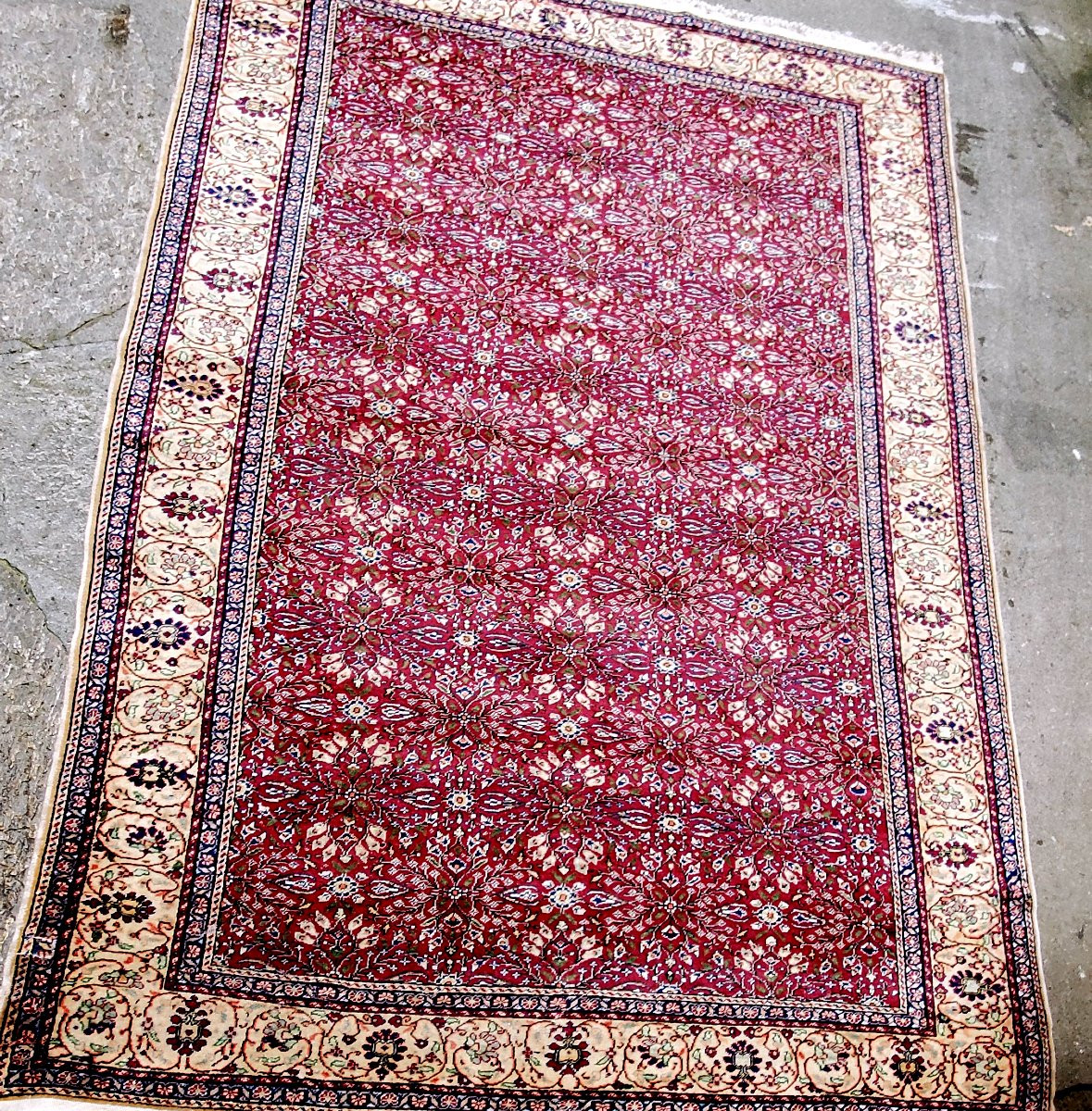 Antico tappeto Caucasico 3metri x 2 metri ,fatto a mano -photo-4