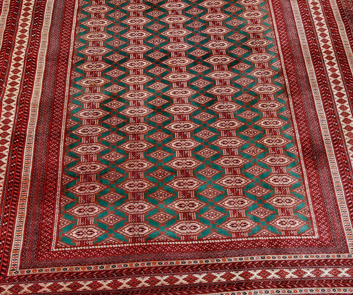 Antico tappeto Bukhara ,misure metri 3,30 x 2,50 . -photo-4