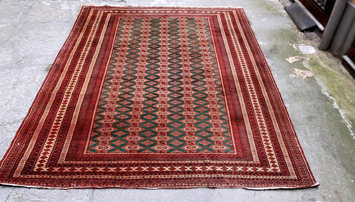 Antico tappeto Bukhara ,misure metri 3,30 x 2,50 . -photo-1