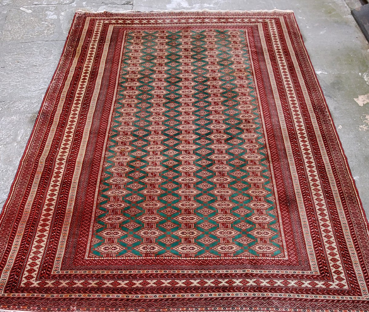 Antico tappeto Bukhara ,misure metri 3,30 x 2,50 . -photo-3