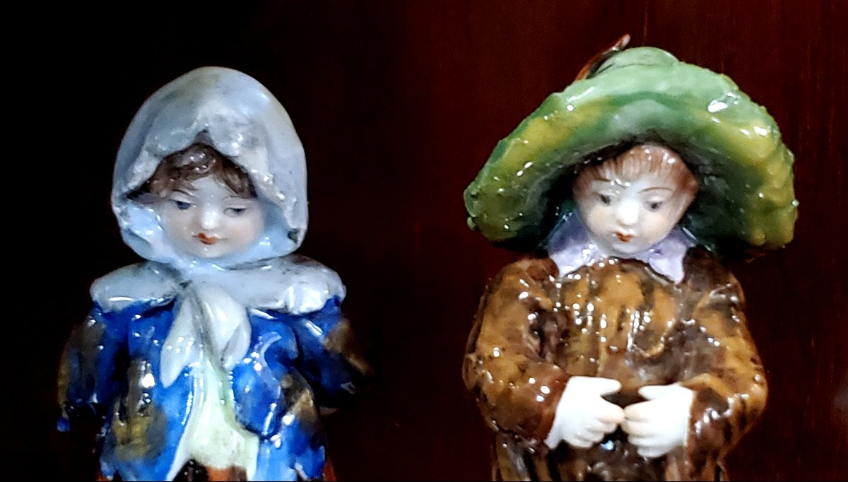 2 statuette in porcellana di Capodimonte (Napoli)-photo-2