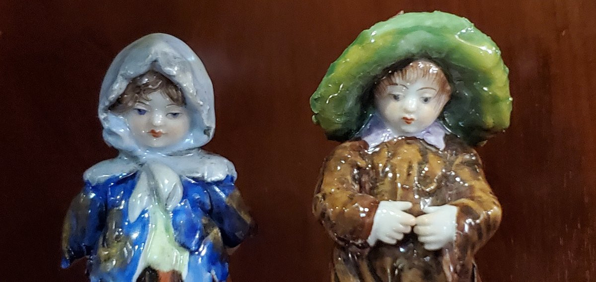 2 statuette in porcellana di Capodimonte (Napoli)-photo-3