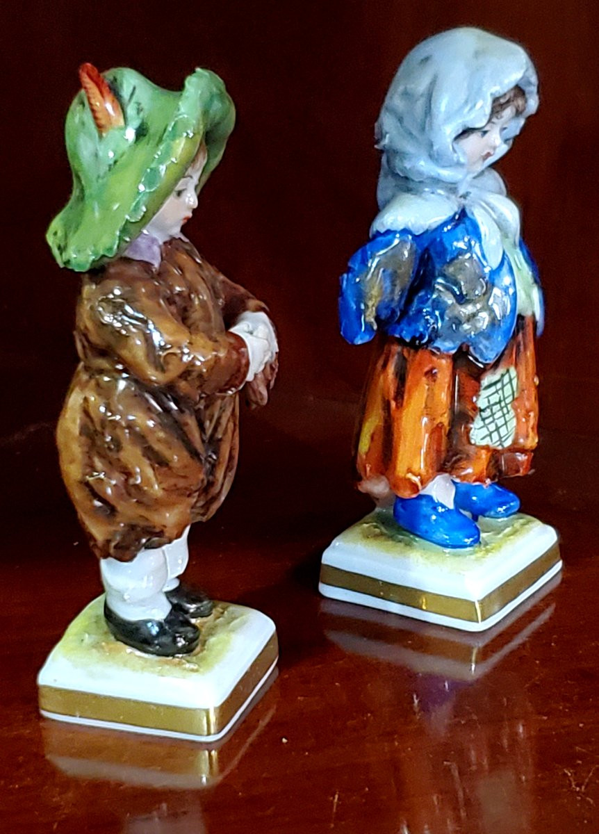 2 statuette in porcellana di Capodimonte (Napoli)-photo-6