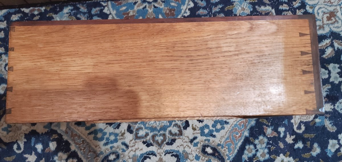 Antica credenza Napoleone III ,di manifattura Francese ,in legno di mogano .-photo-5