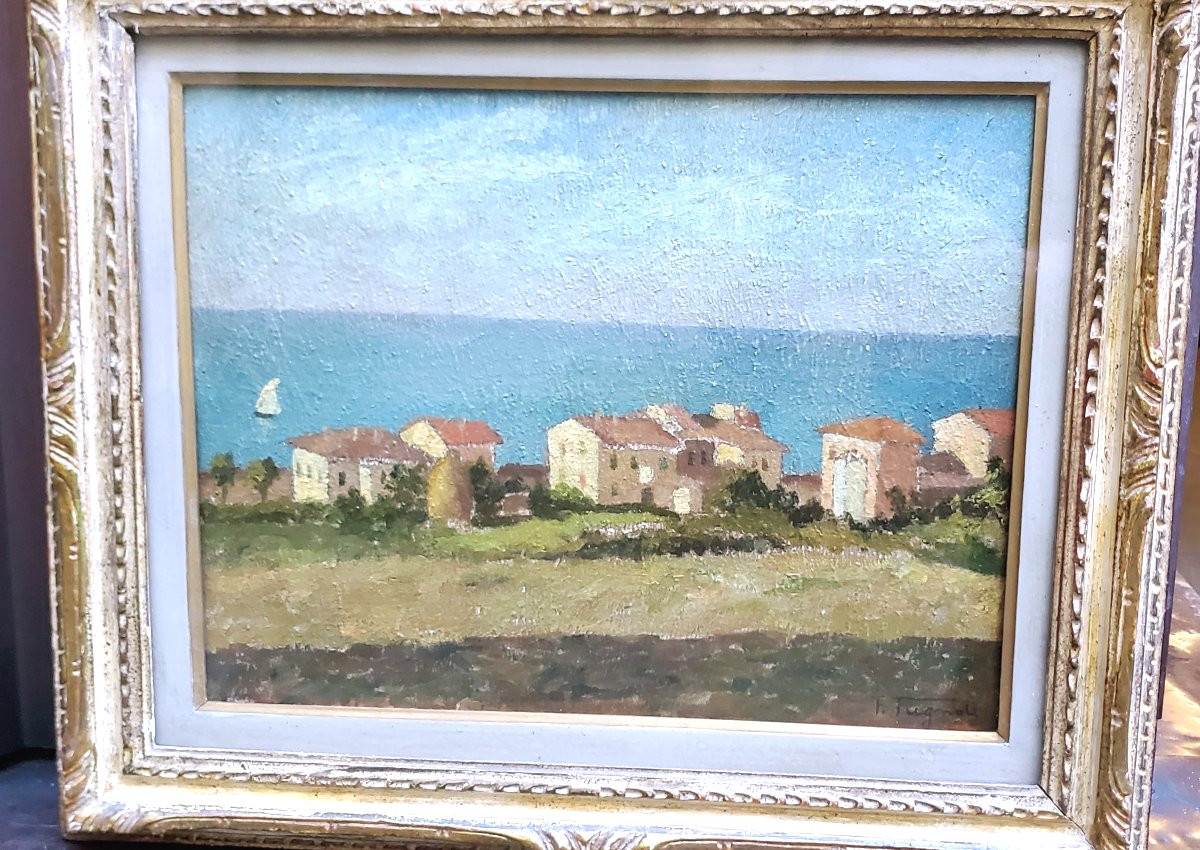 Dipinto olio su tavoletta  firmato Ferdinando Tugnoli pittore Bolognese allievo di Morandi-photo-3