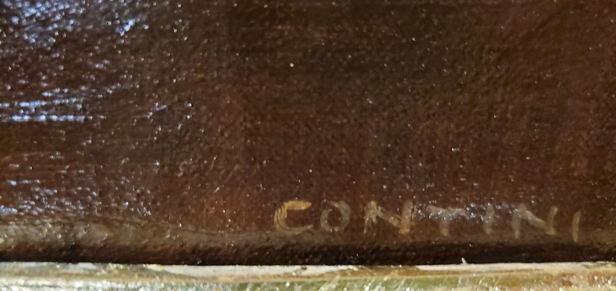 2 nature morte firmate Contini – Olio su tela, fine XIX / inizi XX secolo  -photo-2