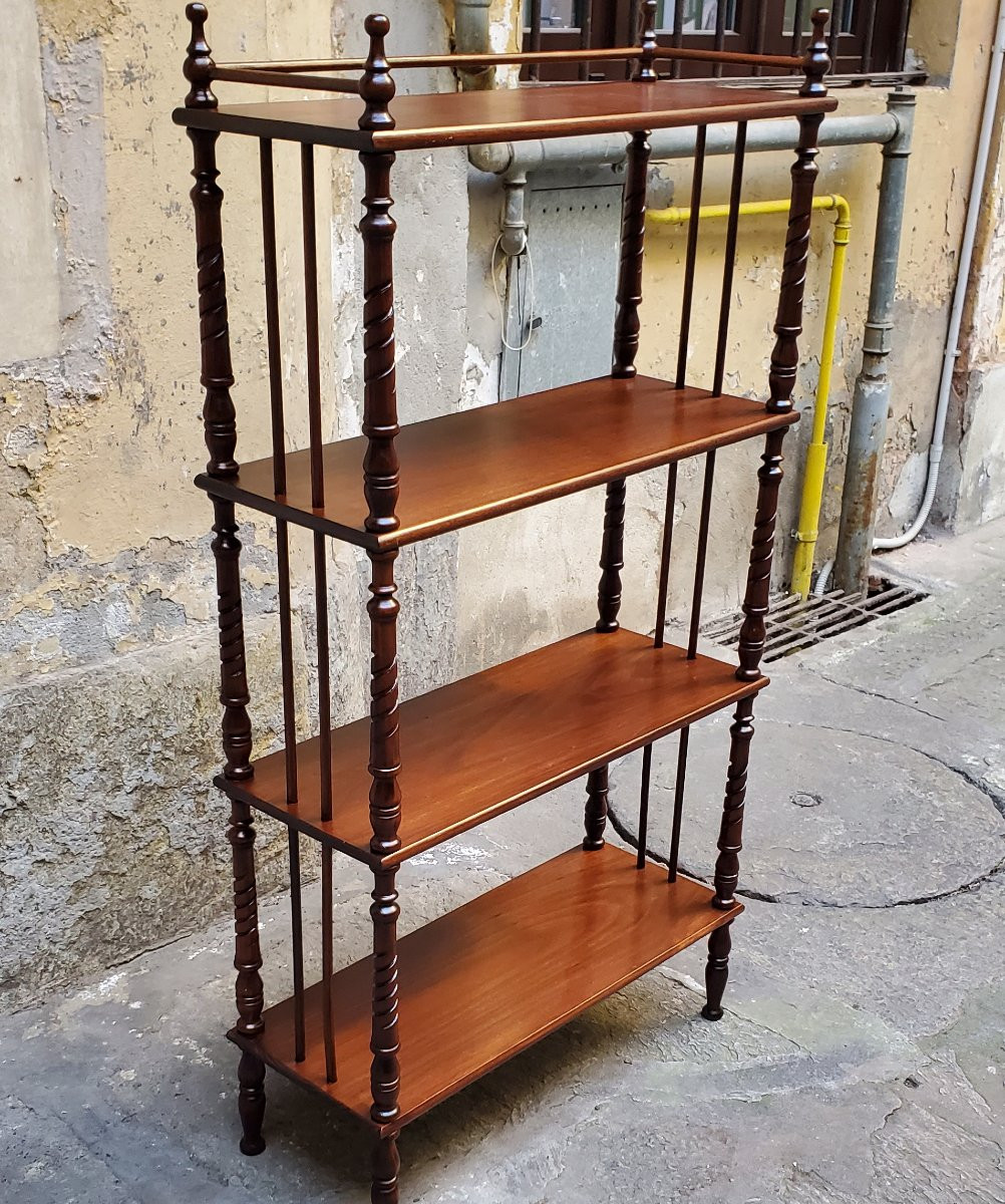 Mobile a ripiani , in legno di noce ,manifattura Italiana -photo-2