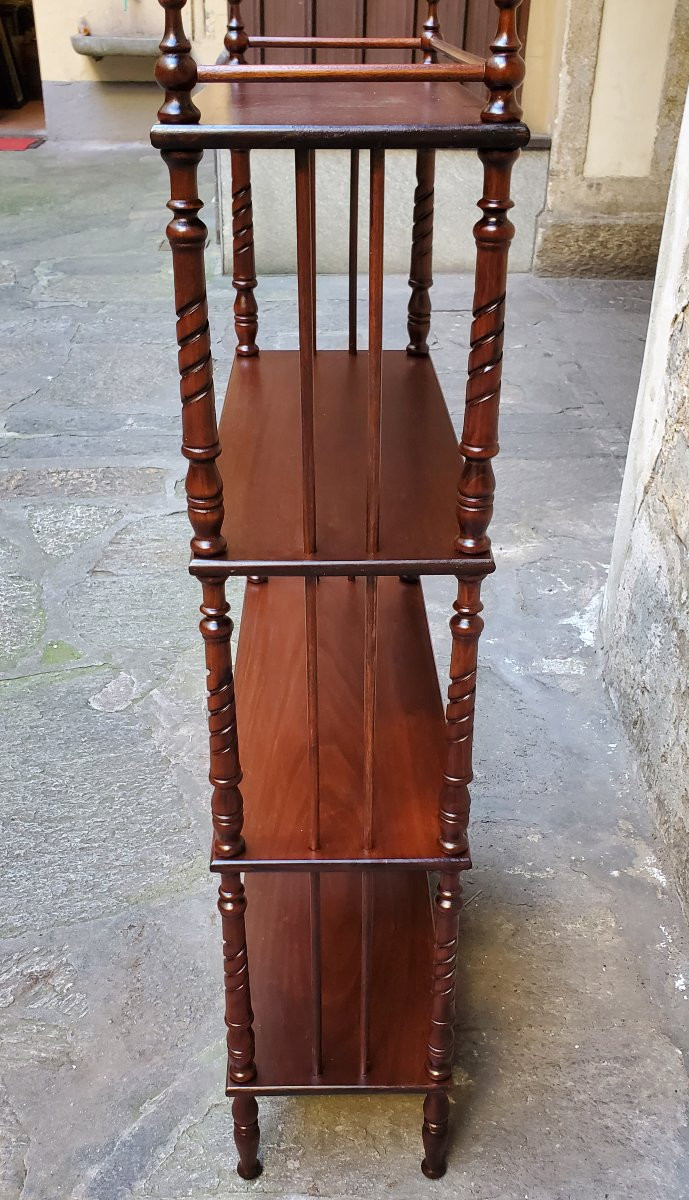 Mobile a ripiani , in legno di noce ,manifattura Italiana -photo-3