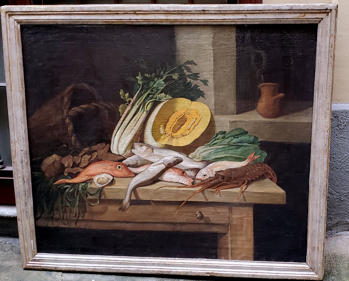 Natura Morta di Scuola Nord Italiana area Lombardo /Veneta epoca XVII secolo -photo-1